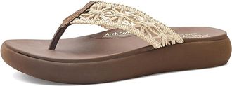 Skechers Asana Luxe - Ocean Breeze 2 Womens Sandals Brown : 10 B - Medium