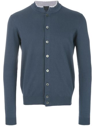 Dell'Oglio Cardigan con bottoni - Blu