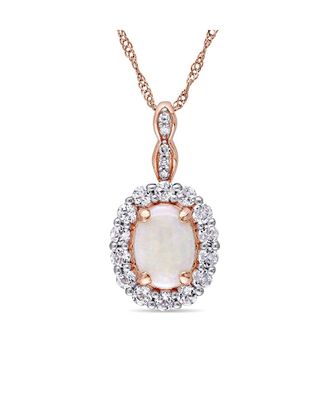 Rina Limor 14K Rose Gold 1.50 ct. tw. Diamond & Gemstone Necklace