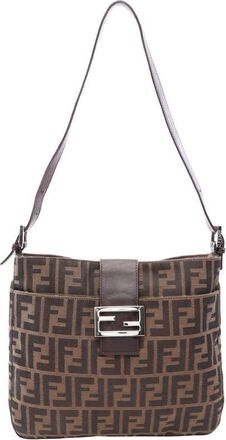 Fendi Pre-owned Fendi Zucca Canvas Shoulder Bag Ladies AFO3BLXMOQ3X73QH