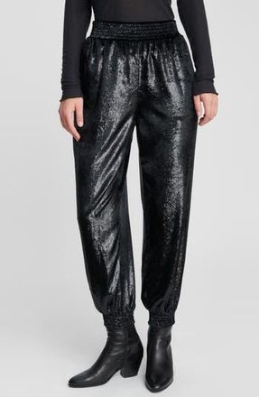 7 For All Mankind High Shine Joggers in Black at Nordstrom Rack, Size X-Small
