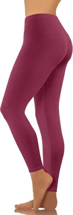 Generic Low Waisted Leggings for Women UK Low-Rise Slim-fit Nine-Point Trousers,Womens Activewear Stretchy Casual Yoga Pants,Tummy Control Lady Legging Wine