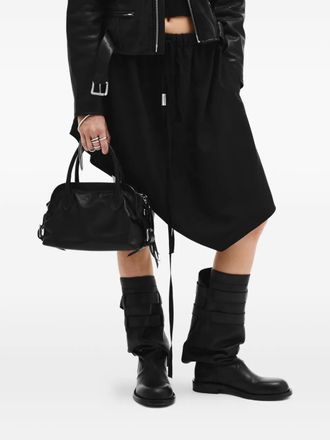 Ann Demeulemeester Minigonna Janka con coulisse - Nero