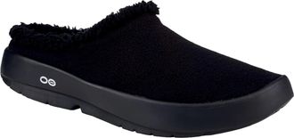 Oofos OOcoozie Mule Black 5284-BLK Mens