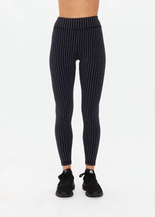 The Upside Zenith Pinstripe Midi Pant In Black