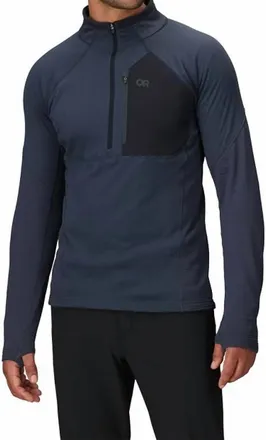 Outdoor Research Deviator 1/2 Zip Fleece Sweatshirt In Atlantic