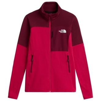 The North Face Polartec Powergrid Stormgap Jacket Fleecejacke f&uuml;r Damen | rosa/rot