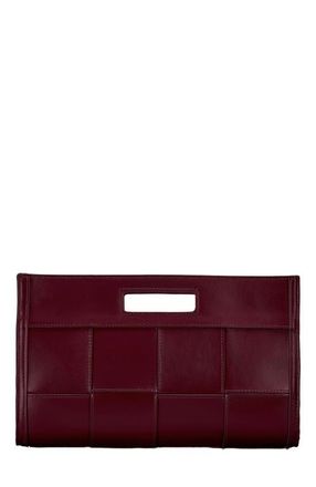 Gigi New York REMY CLUTCH in Bordeaux at Nordstrom