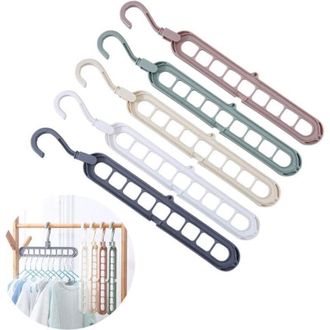 OEM Percha Que Ahorra Espacio, Organizador Multipercha De 5 Piezas, Percha M&aacute;gica, Soporte Para Perchas De Armario - Crezuo