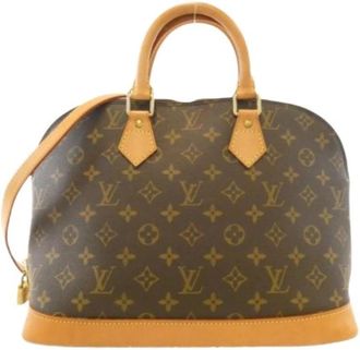 Louis Vuitton Pre-owned Handbags, female, Brown, Size: ONE SIZE Pre-owned Vintage Monogram Canvas Handbag