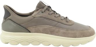 Geox Spherica Plus - Heren - Sneakers - Beige - 42 EU - Leer - Schoenen