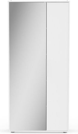 Calicosy Calicosy - Armadio portascarpe 2 ante e 1 specchio L82,8 cm - ebony