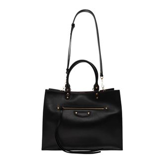 Balenciaga Tassen, Dames, Zwart, ONE Size, Katoen, Le City Large