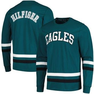 Tommy Hilfiger Mens Tommy Hilfiger Midnight Green/Black Philadelphia Eagles Nolan Long Sleeve T-Shirt at Nordstrom, Size Xx-Large