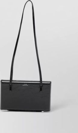 Toteme mini shoulder bag glossy finish straps