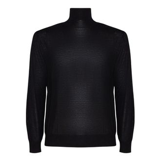 KANGRA Maglione a collo alto - - Knitwear - Uomo - Nero - 2XL