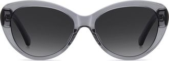Kate Spade New York josi 55mm cat eye sunglasses in Grey/dark Grey Sf at Nordstrom