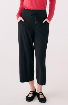 Lole Soft Crop Cargo Pants in Black at Nordstrom, Size X-Small