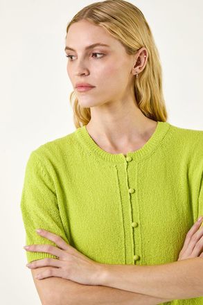 Roman Light Weight Button Knit Cardigan