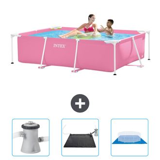 Intex Piscina Con Estructura Rectangular - 220x150x60 Cm - 6-piezas Scb79