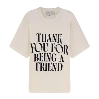 Ami T-Shirts, male, Beige, Size: S De Coeur T-shirt