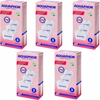 OEM Cartuchos De Filtro Aquaphor Maxfor+ Mg, 15 Unidades