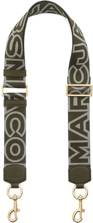 Marc Jacobs The Outline Logo webbing strap - women - Polyester/Nylon - One Size - Grey
