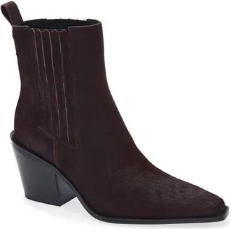 Rag & Bone Newbury Chelsea Boot in Burgundy Calf Hair at Nordstrom, Size 38.5