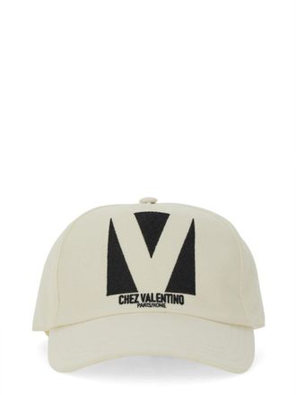 Valentino Garavani Chez Valentino Embroidered Baseball Cap