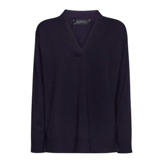 Elena Miro Truien & Vesten, Dames, Blauw, XL, M036Z0 Pullover