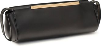 Khaite Womens Clutch Evening Leather Black Calf Bags