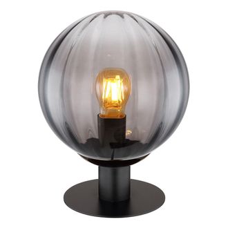 Globo Lighting L&aacute;mpara De Mesa - Dallerta - Negro - Vidrio Vidrio - Globo