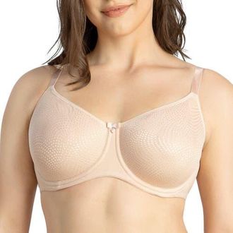 Affinitas Pearl Non-padded Seamless Minimizer Bra in Cameo Rose at Nordstrom, Size 32Ddd