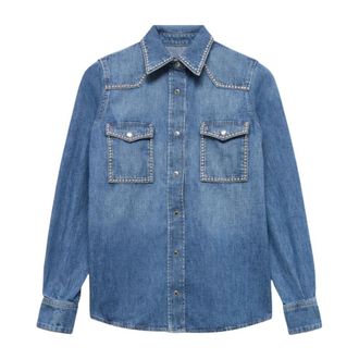 7 For All Mankind Donna, Camicette, Blu, M, new