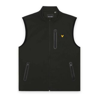 Lyle & Scott Gemerkt Gilet - Heren - Jassen - Zwart - Maat: 2XL