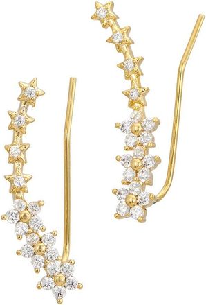 Savvy Cie Jewels Cz Stackable Earrings