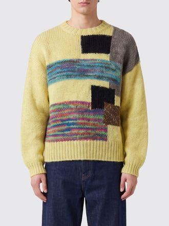 Magliano Abstract Pattern Mohair Blend Jumper with Dropped Shoulders
