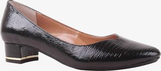 J. Rene&eacute; Womens Bambalina Pump Heels In Black Lizard