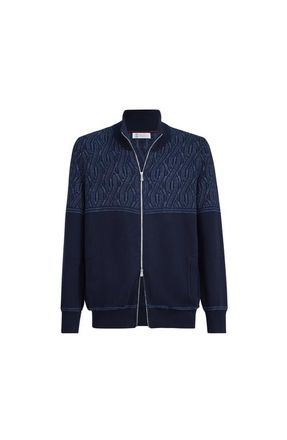Brunello Cucinelli Cotton cardigan in Navy Blue at Nordstrom, Size 48 It