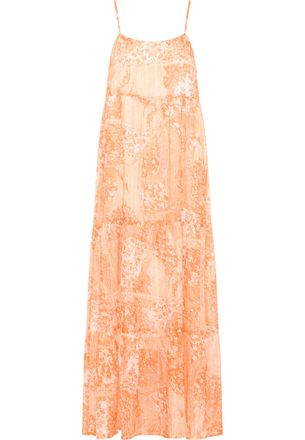 Izia Maxi jurk Dames Oranje Wit