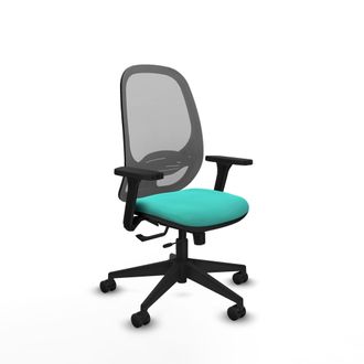Piqueras y Crespo Silla De Oficina Piqueras Y Crespo Cilanco Cuero Sint&eacute;tico Gris Ergon&oacute;mica