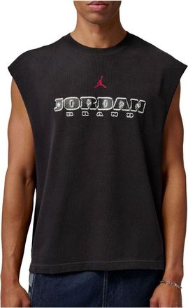 Nike Jordan Air Jordan Brooklyn Sleeveless Muscle T-Shirt Black Gym Red IF3131-010