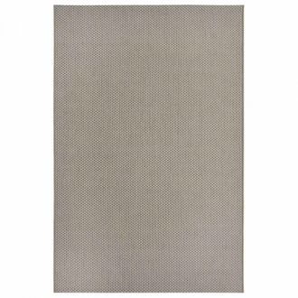 Un amour de tapis Alfombra de exterior 115 x 170 cm geom&eacute;trica, marr&oacute;n beige, aut&eacute;ntica