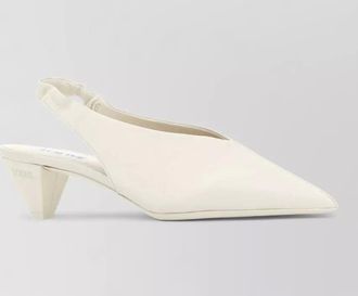 Loewe leather origami cubic mules