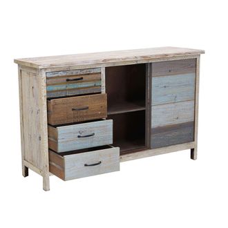 Milani Home Milani Home - Colorwood - Credenza Quattro Cassetti In Legno Colorato