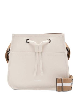 Coccinelle Raquel bucket bag - women - Polyurethane/Calf Leather/Polyamide - One Size - White