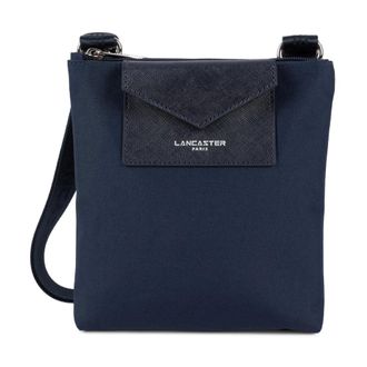 Lancaster Tassen, Dames, Blauw, ONE Size, Nylon, Double Clutch