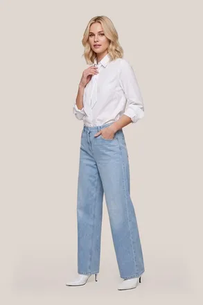 Mart Visser Livia Denim Broek Licht Blauw