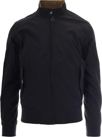 Barbour Navy Blue Band Collar Jacket