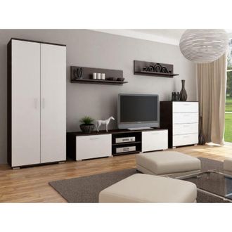 OEM Pensile California, 2 Ripiani, Weng&eacute;/bianco